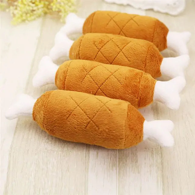 Plushy Chicken Leg Toy
