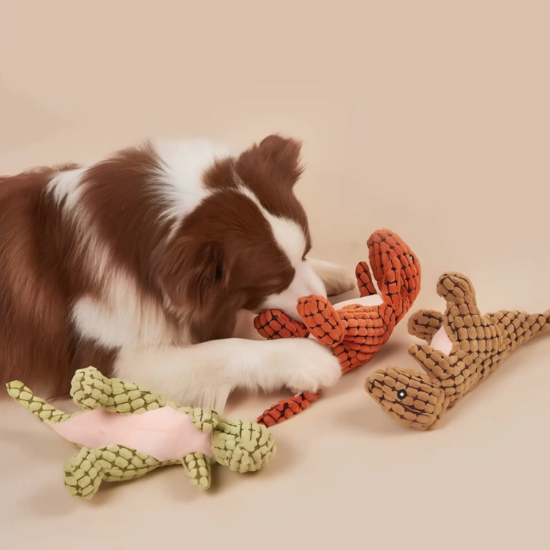 Dinosaur Plush Dog Toys